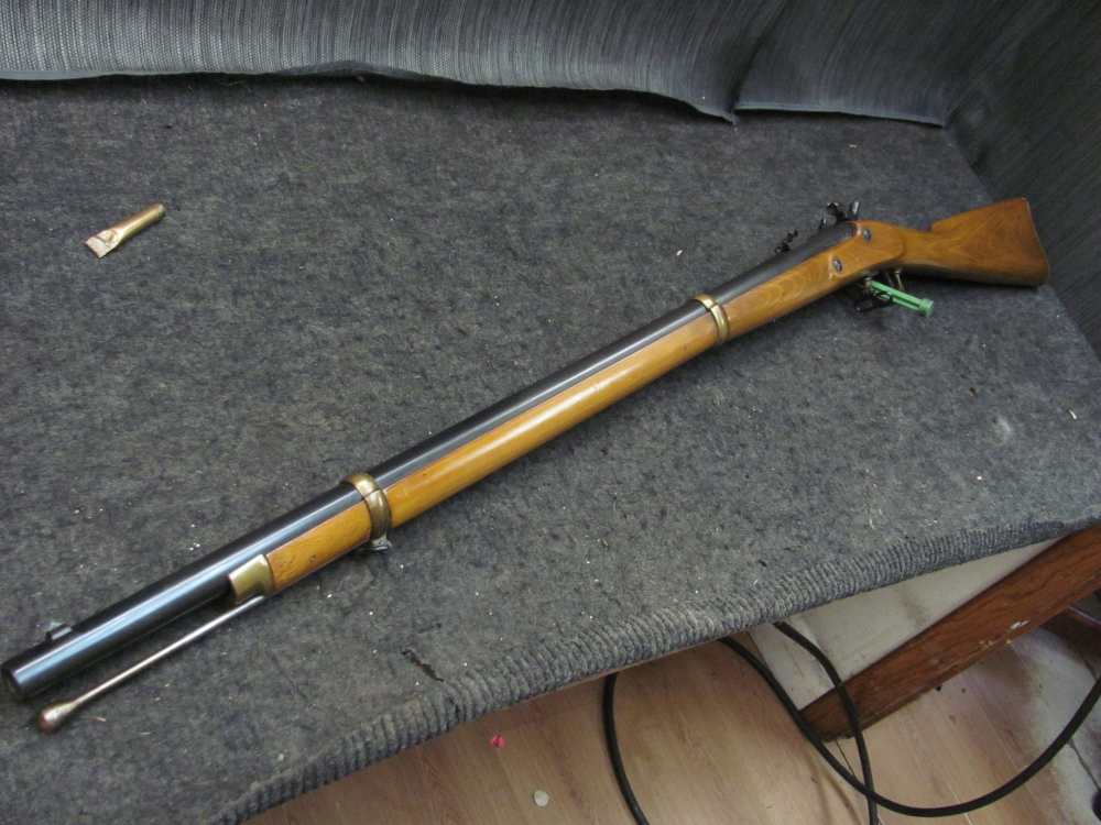 Vintage 1970's NAVY ARMS  CIVIL WAR REMINGTON 1863 ZOUAVE RIFLE 58 FREE -img-53