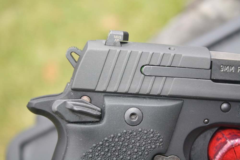 Sig P938 BRG 9mm Tritium sights/laser w/box papers, etc. NICE!-img-5