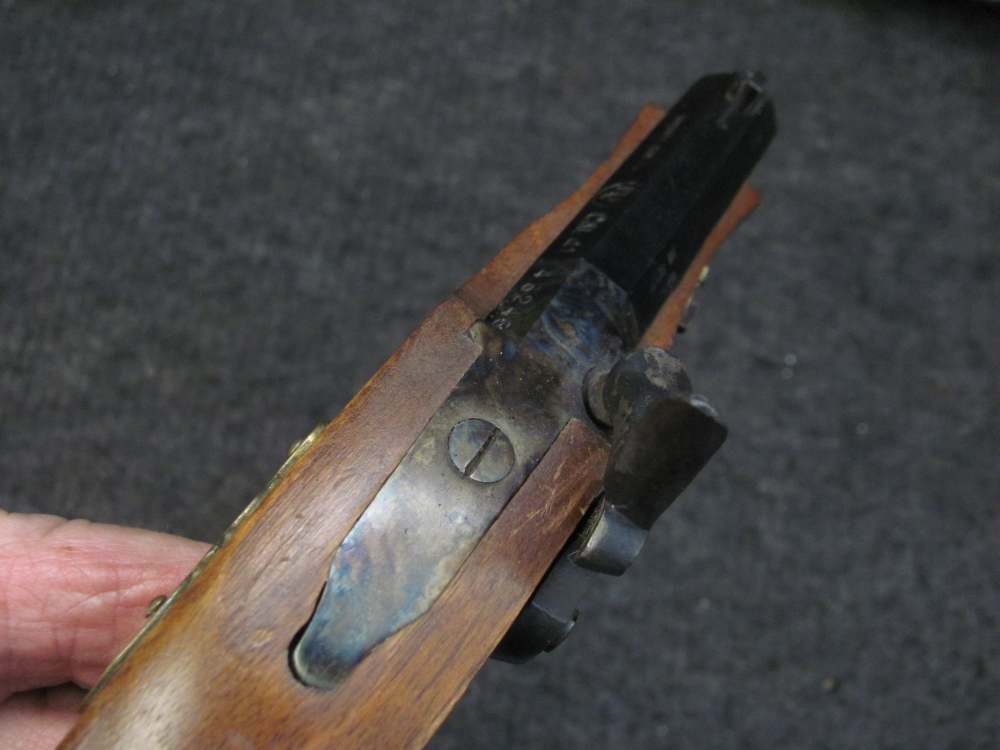 Vintage MARKWELL 41 Percussion Derringer - Beautiful Color Case- & Patina-img-8