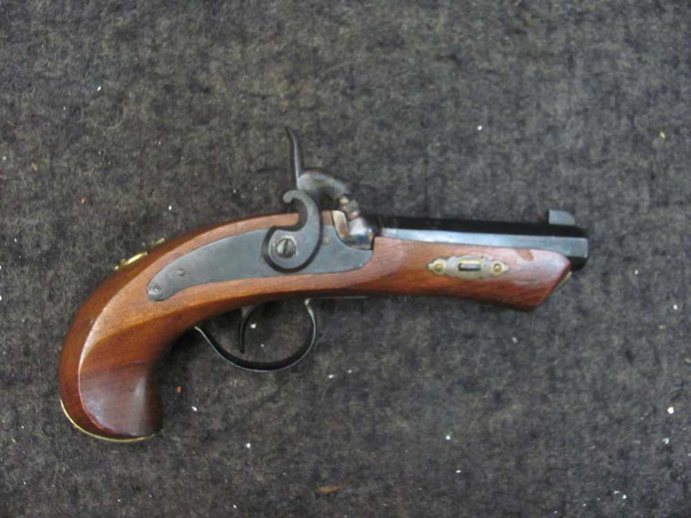 Vintage MARKWELL 41 Percussion Derringer - Beautiful Color Case- & Patina-img-19