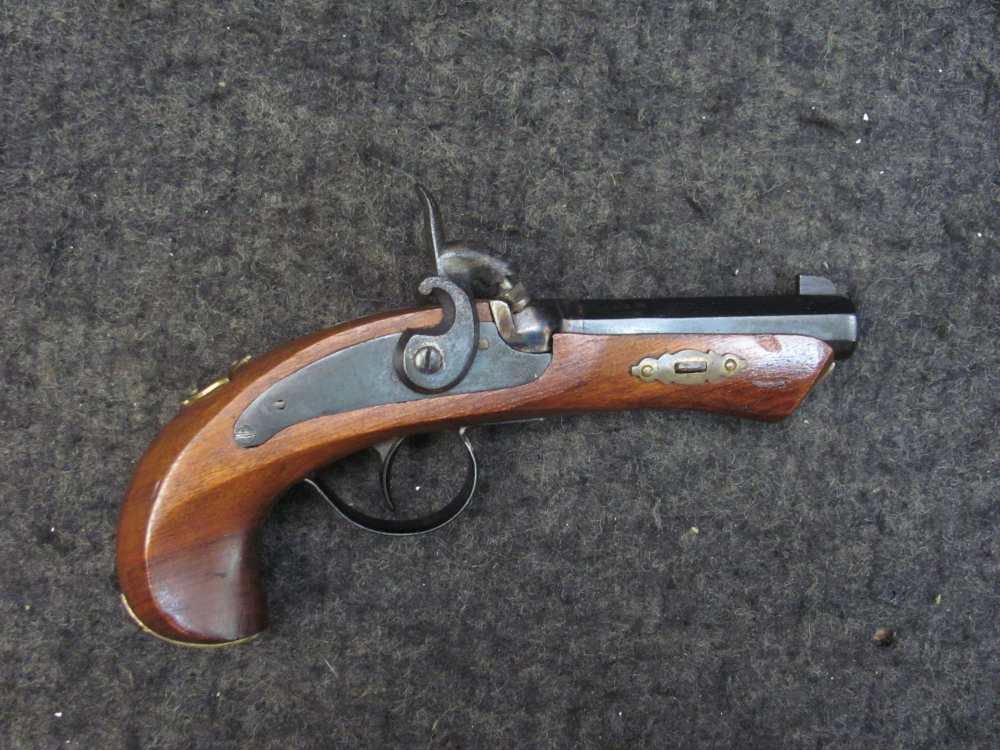Vintage MARKWELL 41 Percussion Derringer - Beautiful Color Case- & Patina-img-22