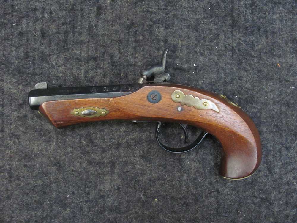Vintage MARKWELL 41 Percussion Derringer - Beautiful Color Case- & Patina-img-1