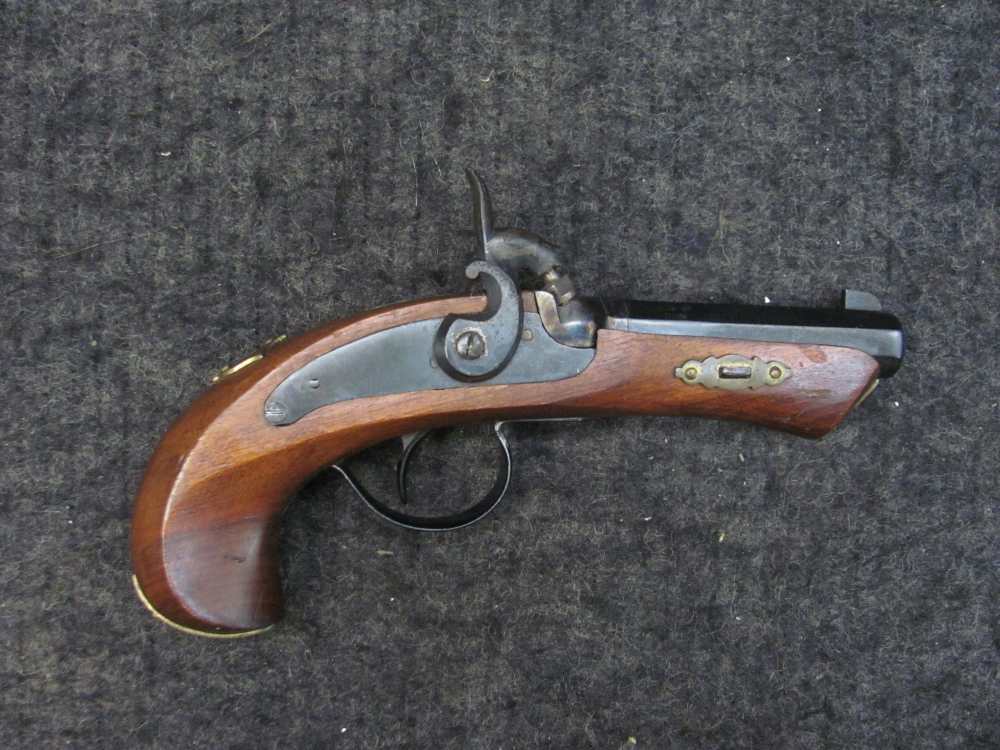 Vintage MARKWELL 41 Percussion Derringer - Beautiful Color Case- & Patina-img-0