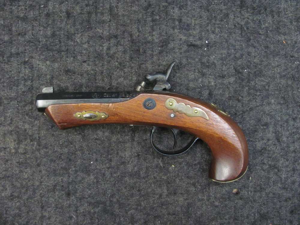 Vintage MARKWELL 41 Percussion Derringer - Beautiful Color Case- & Patina-img-24