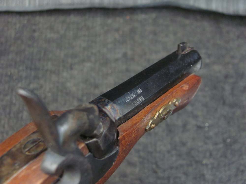 Vintage MARKWELL 41 Percussion Derringer - Beautiful Color Case- & Patina-img-16