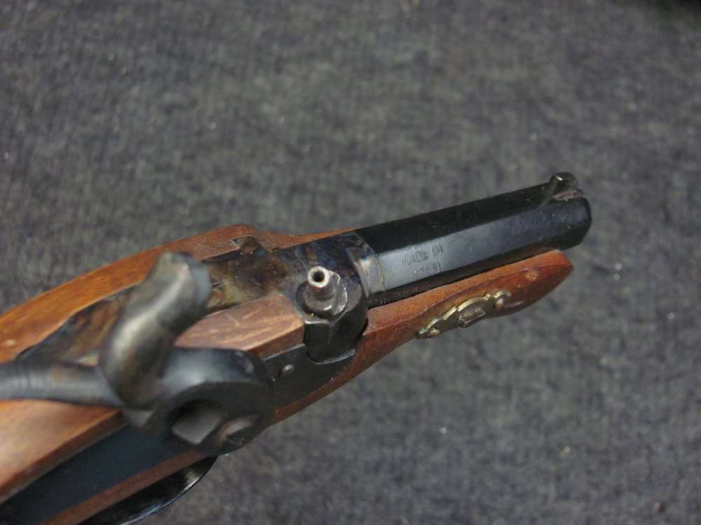 Vintage MARKWELL 41 Percussion Derringer - Beautiful Color Case- & Patina-img-6