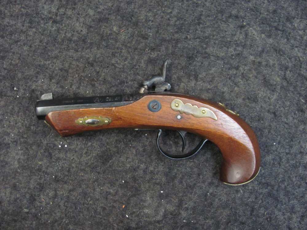Vintage MARKWELL 41 Percussion Derringer - Beautiful Color Case- & Patina-img-13