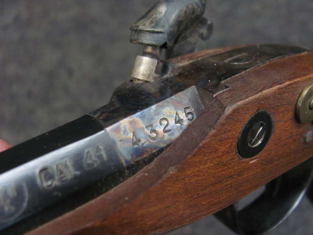 Vintage MARKWELL 41 Percussion Derringer - Beautiful Color Case- & Patina-img-2