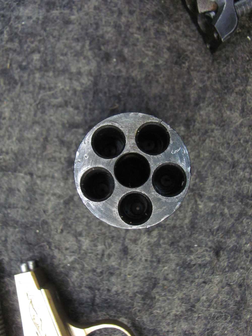 Vintage 1970's Engraved  Colt Pocket 31 Percussion FIE Italian -img-16