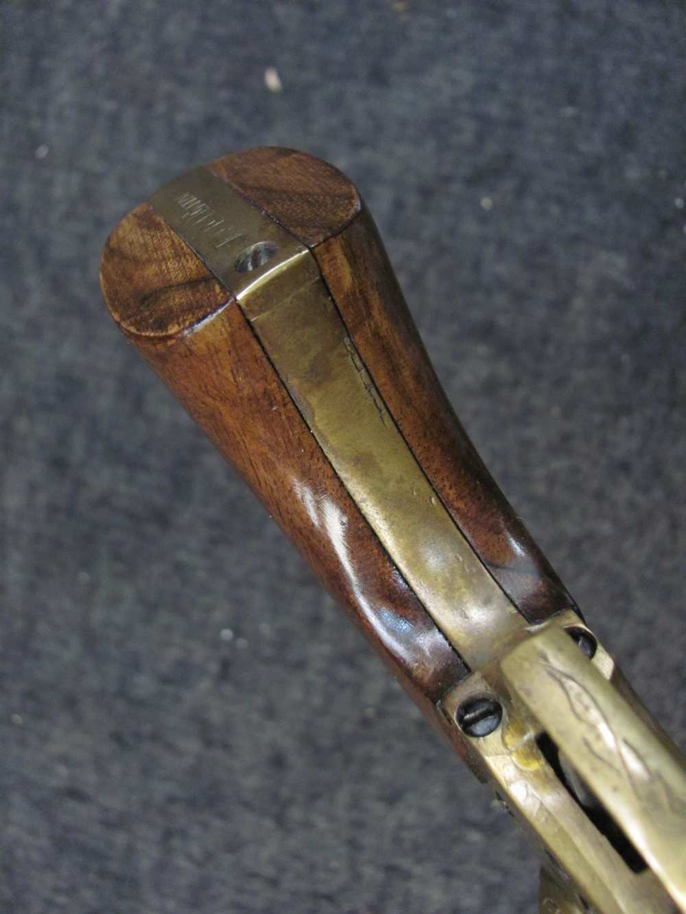 Vintage 1970's Engraved  Colt Pocket 31 Percussion FIE Italian -img-5