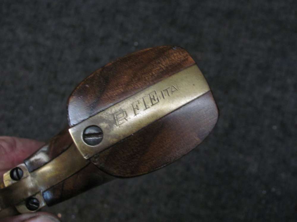 Vintage 1970's Engraved  Colt Pocket 31 Percussion FIE Italian -img-4