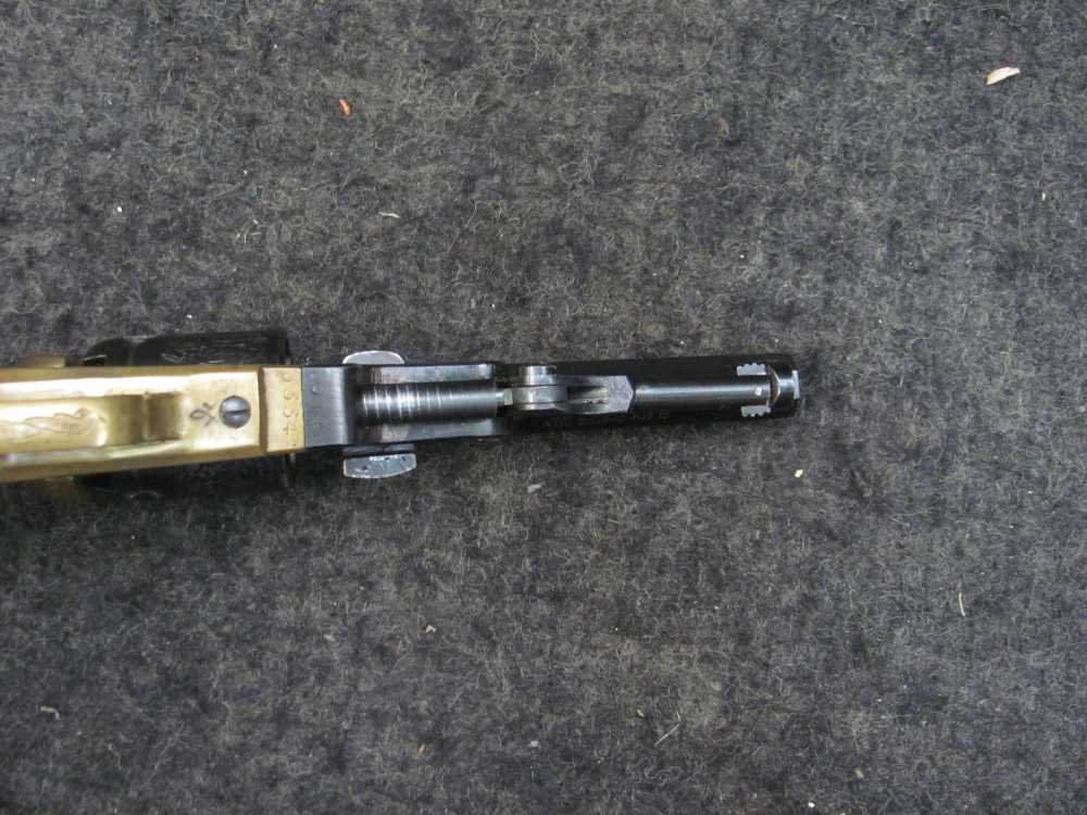 Vintage 1970's Engraved  Colt Pocket 31 Percussion FIE Italian -img-2