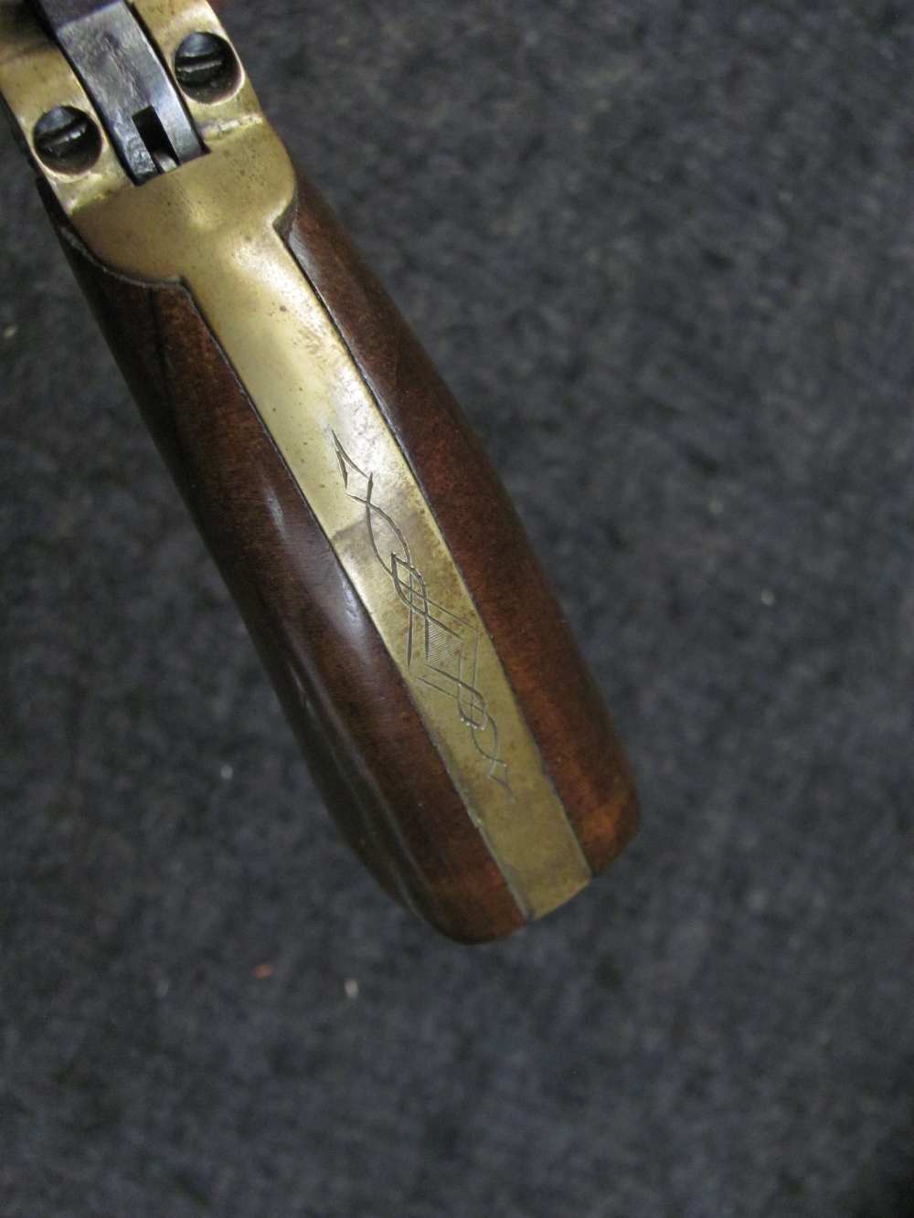 Vintage 1970's Engraved  Colt Pocket 31 Percussion FIE Italian -img-25