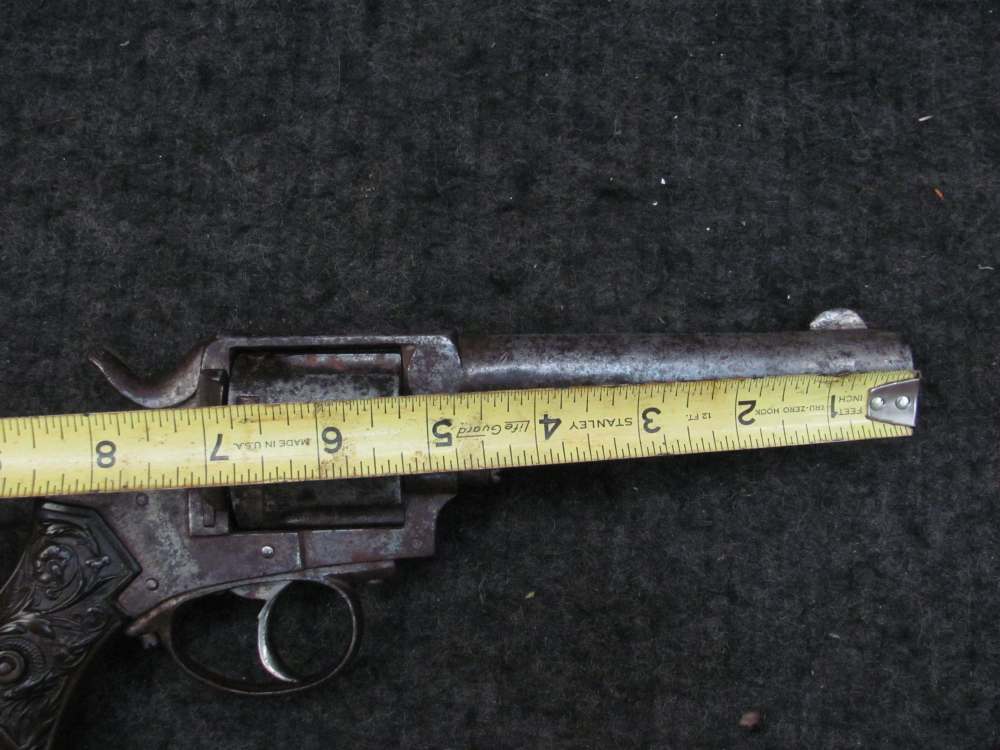 Frontier Army Belgian Large Frame Revolver Winchester .44-40 1880's GREAT -img-17
