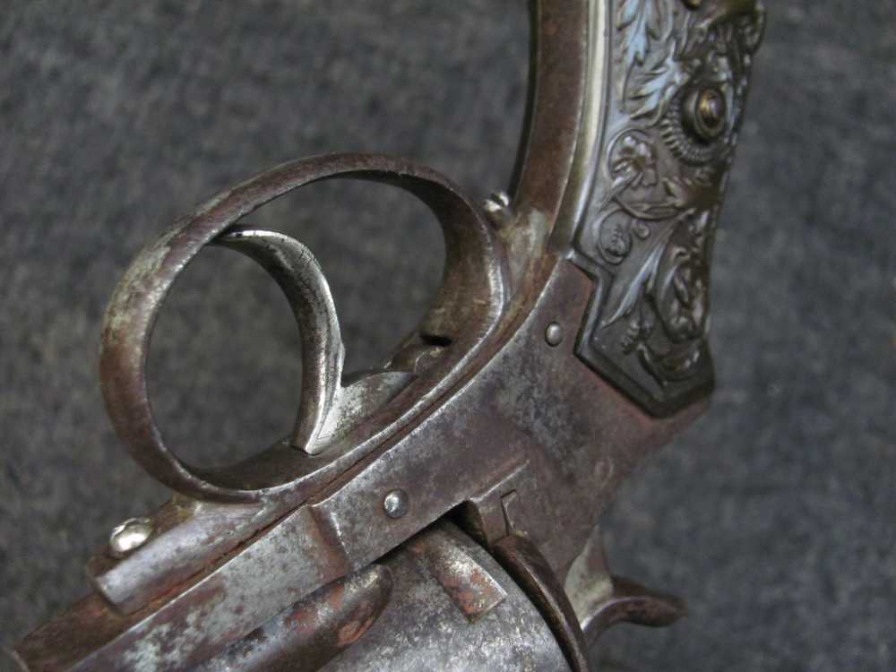 Frontier Army Belgian Large Frame Revolver Winchester .44-40 1880's GREAT -img-25