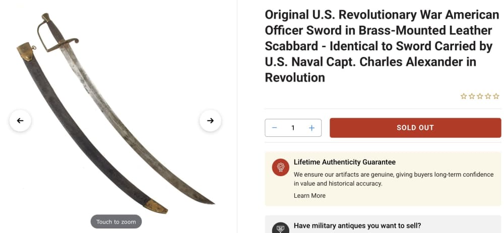 Revolutionary War Saber Sword Engraved W Early “Frog Legged” Eagle Crest -img-12