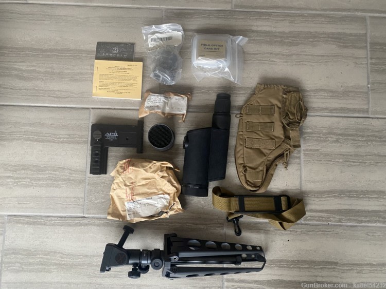 Leupold MK 4  M151 Sniper Spotting Scope Kit New and Complete-img-3