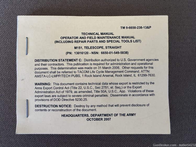 Leupold MK 4  M151 Sniper Spotting Scope Kit New and Complete-img-18