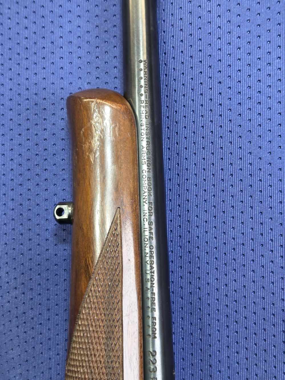 Remington Model Seven .223 Rem Bolt Action Rifle Wood Stock-img-17