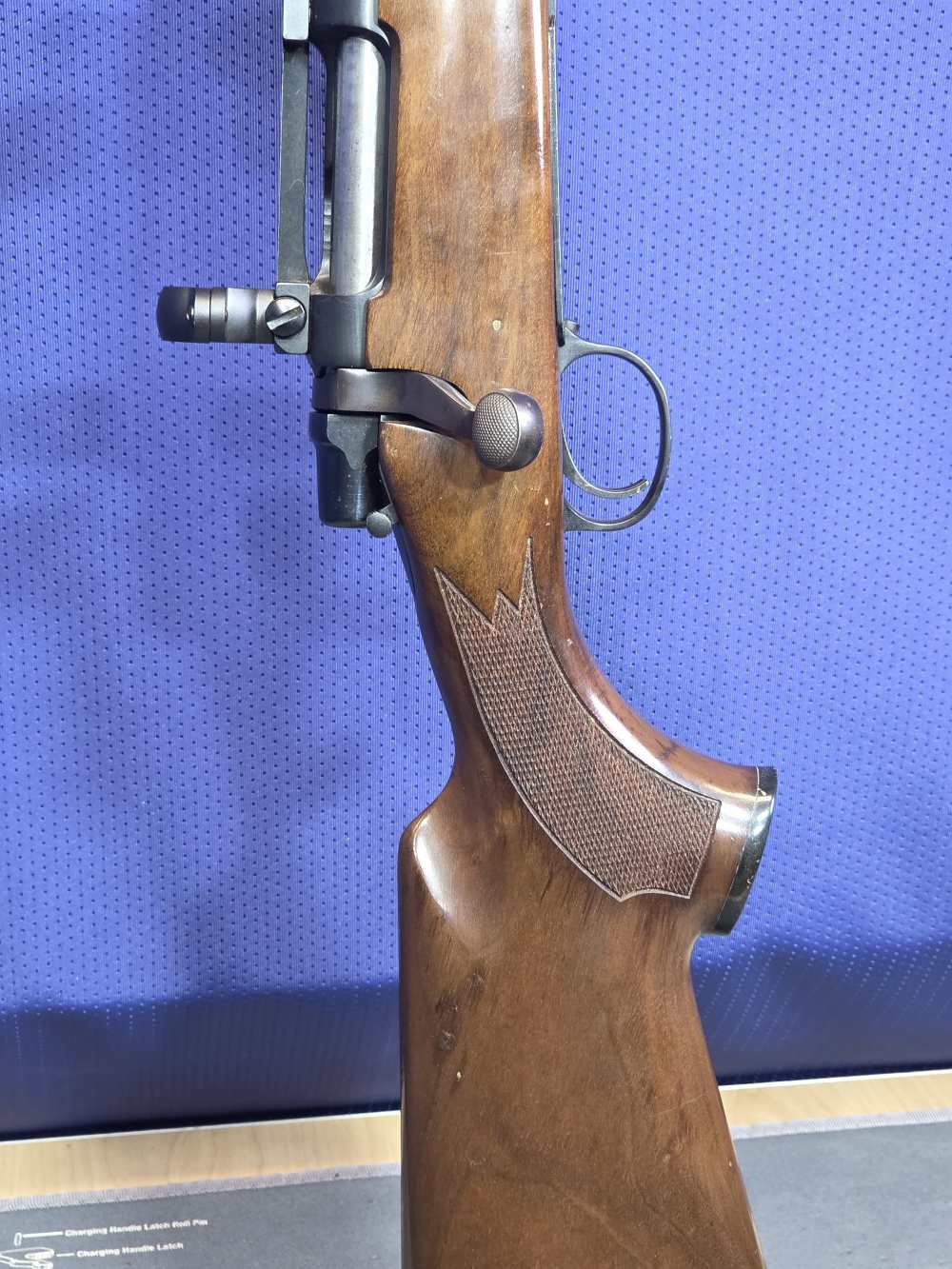 Remington Model Seven .223 Rem Bolt Action Rifle Wood Stock-img-2