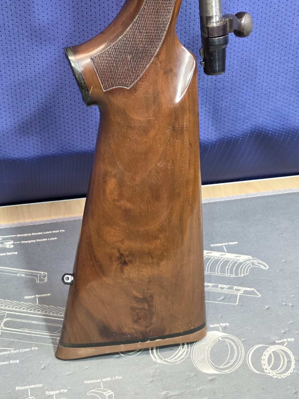 Remington Model Seven .223 Rem Bolt Action Rifle Wood Stock-img-12