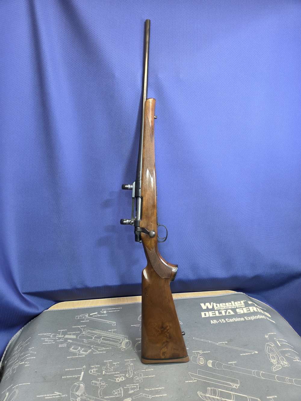 Remington Model Seven .223 Rem Bolt Action Rifle Wood Stock-img-0