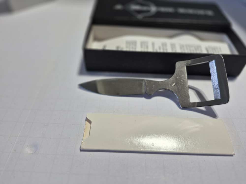 Bowen Survivor Belt Buckle Knife Single Edge Stainless-img-1