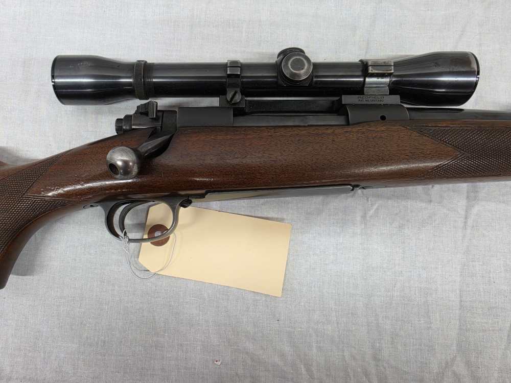 WINCHESTER MODEL 70 338 WIN MAG RIFLE w/REDFIELD WEAVER K4 60B SCOPE-img-3