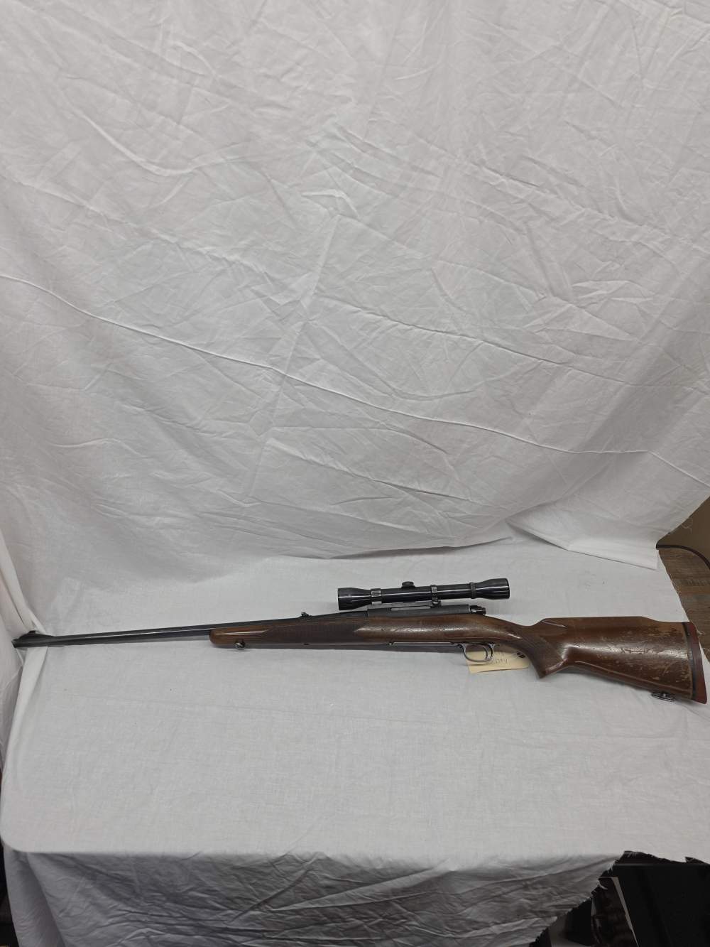WINCHESTER MODEL 70 338 WIN MAG RIFLE w/REDFIELD WEAVER K4 60B SCOPE-img-1