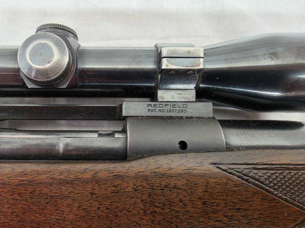 WINCHESTER MODEL 70 338 WIN MAG RIFLE w/REDFIELD WEAVER K4 60B SCOPE-img-12