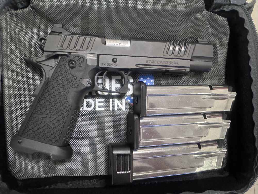 Staccato XL DPO 9mm 5.4” 2011 Optic Ready — Used/Like New, -img-0