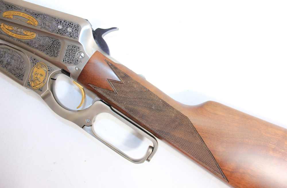 NOS PAIR WINCHESTER MODEL 1895 405 WIN THEODORE ROOSEVELT 150TH ANIV COMMEM-img-4