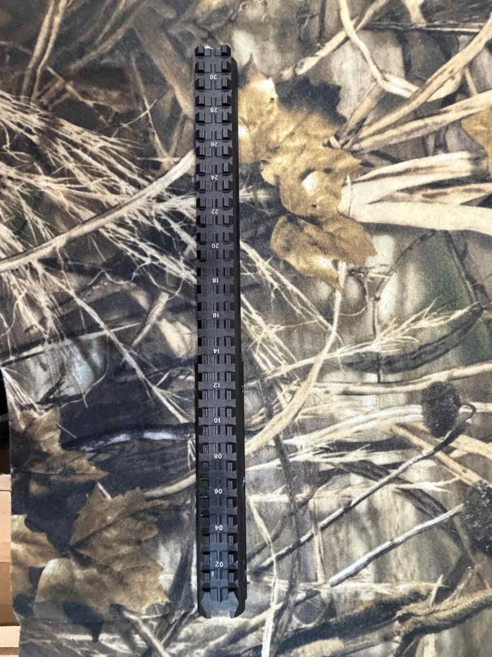 UTG PRO MTU002 Saiga-12 31-Slot Long Top Picatinny Rail 12GA AK Style-img-1