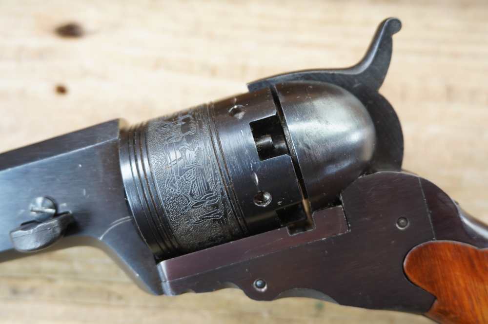 Colt 1836 Texas Paterson 7.5in w/ tools and accessories in display case -img-30