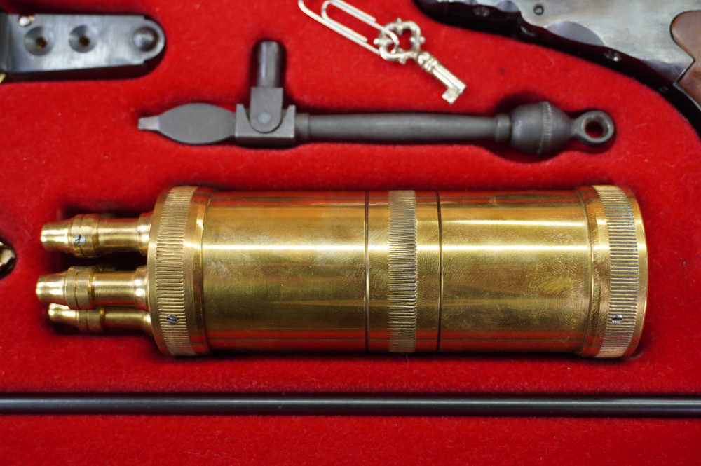 Colt 1836 Texas Paterson 7.5in w/ tools and accessories in display case -img-13