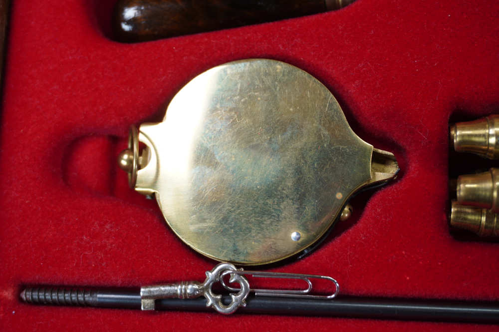 Colt 1836 Texas Paterson 7.5in w/ tools and accessories in display case -img-9