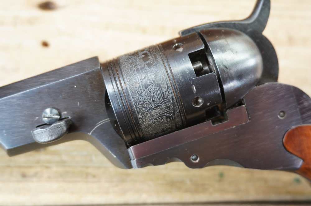 Colt 1836 Texas Paterson 7.5in w/ tools and accessories in display case -img-31