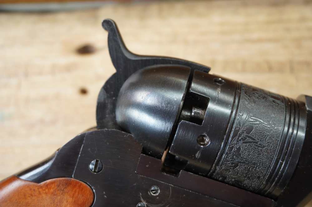 Colt 1836 Texas Paterson 7.5in w/ tools and accessories in display case -img-19