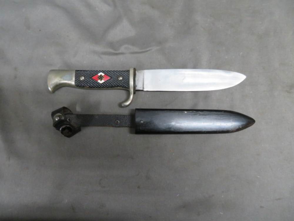 WWII GERMAN HJ YOUTH KNIFE-RZM M7/118-JACOBS & CO. SOLINGEN-GRAFRATH-img-0
