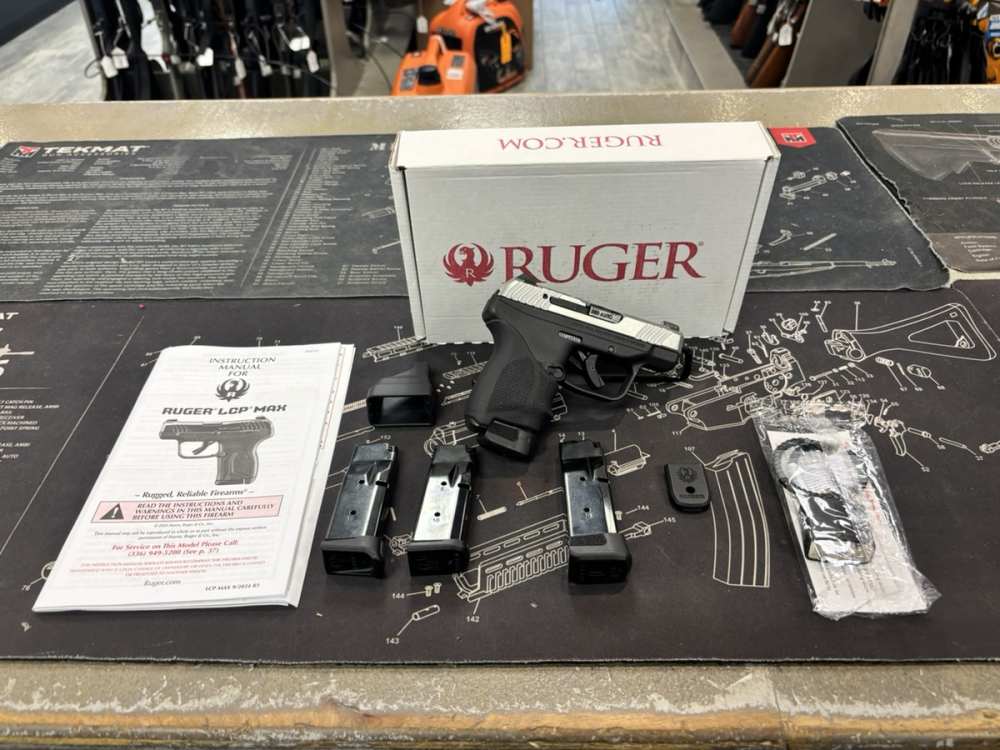 Ruger LCP MAX - .380 ACP - EXLT! - W/Box - W/Mags - PENNY! .01! NR!-img-0