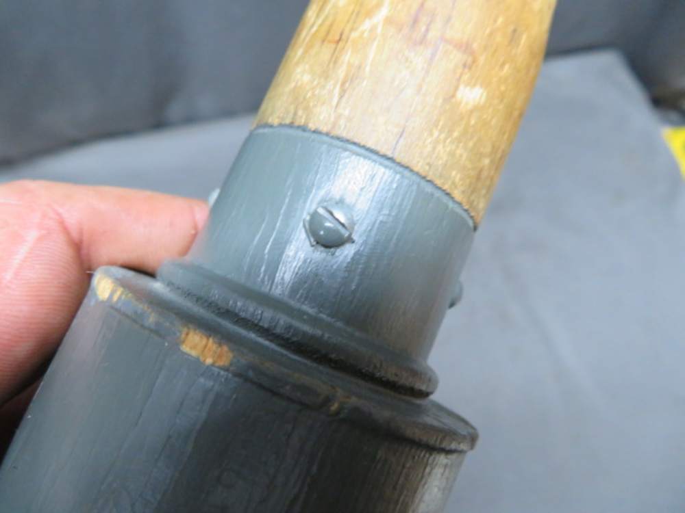 WOODEN REPLICA WWII GERMAN M24 STICK GRENADE-NICE PAINT-img-2