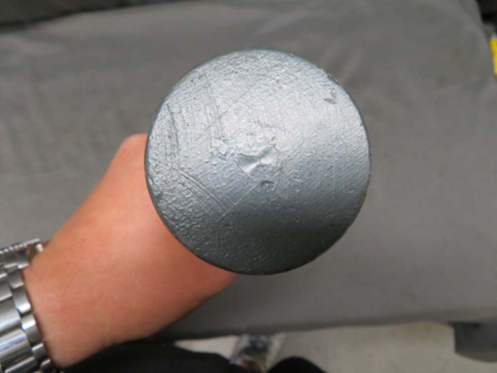 WOODEN REPLICA WWII GERMAN M24 STICK GRENADE-NICE PAINT-img-4