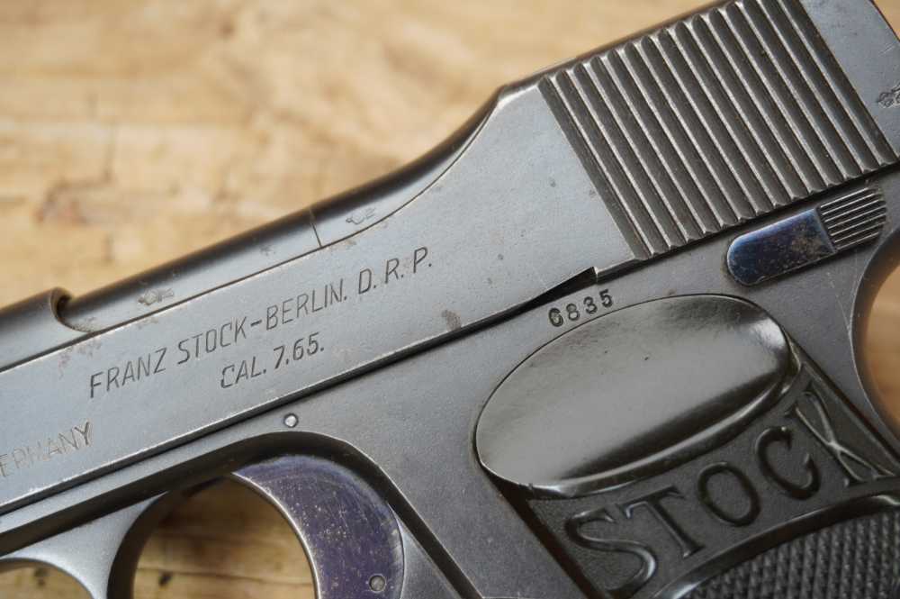 Franz Stock Type 1 HIGH CONDITION 7.65mm .32 auto Germany matching C&R ok-img-6
