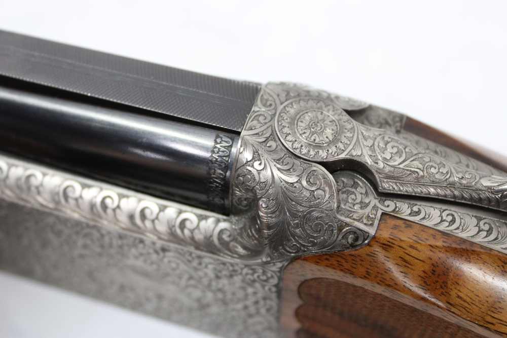 ULTRA RARE Italian CHAMPLIN VICENZA 12 GA Over Under Shotgun TWO BARREL SET-img-17