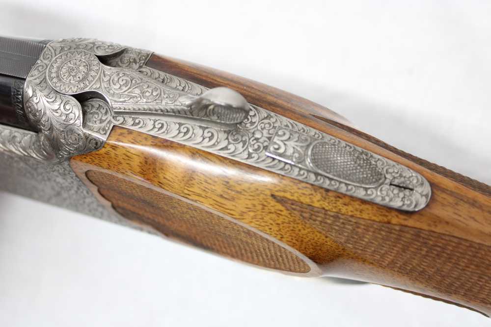 ULTRA RARE Italian CHAMPLIN VICENZA 12 GA Over Under Shotgun TWO BARREL SET-img-16