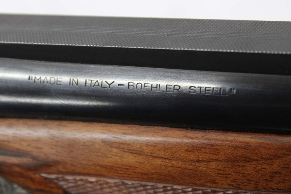 ULTRA RARE Italian CHAMPLIN VICENZA 12 GA Over Under Shotgun TWO BARREL SET-img-20