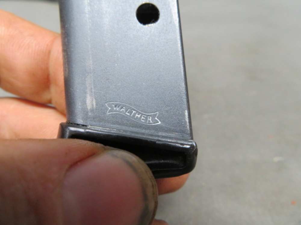 WWII GERMAN WALTHER PP PISTOL FINGER REST MAGAZINE-img-1