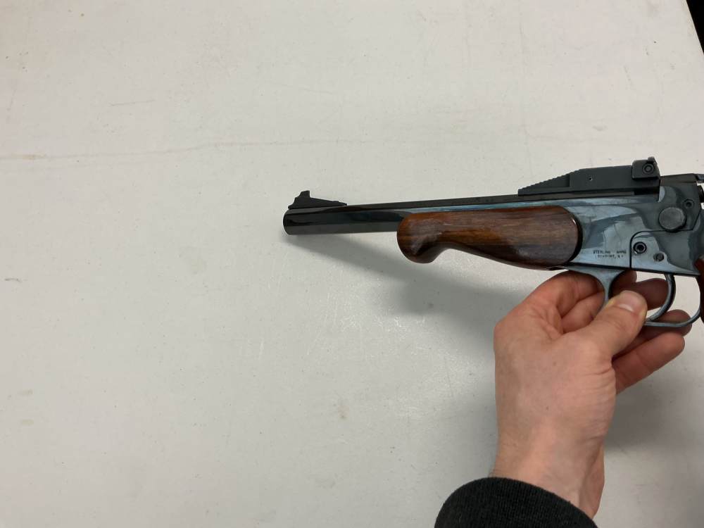Sterling Arms X-Caliber .44mag Single Shot Pistol 10” Barrel (damaged grip)-img-12