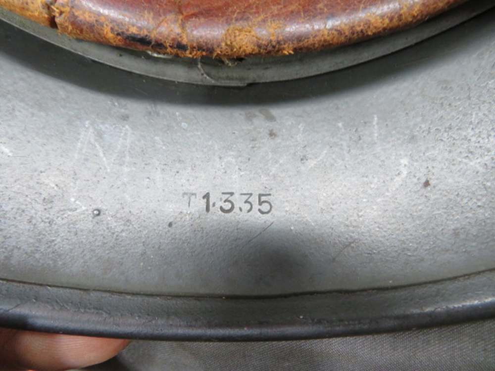 WWII GERMAN KRIEGSMARINE NAVY DOUBLE DECAL M40 HELMET-NICE PAINT -img-10