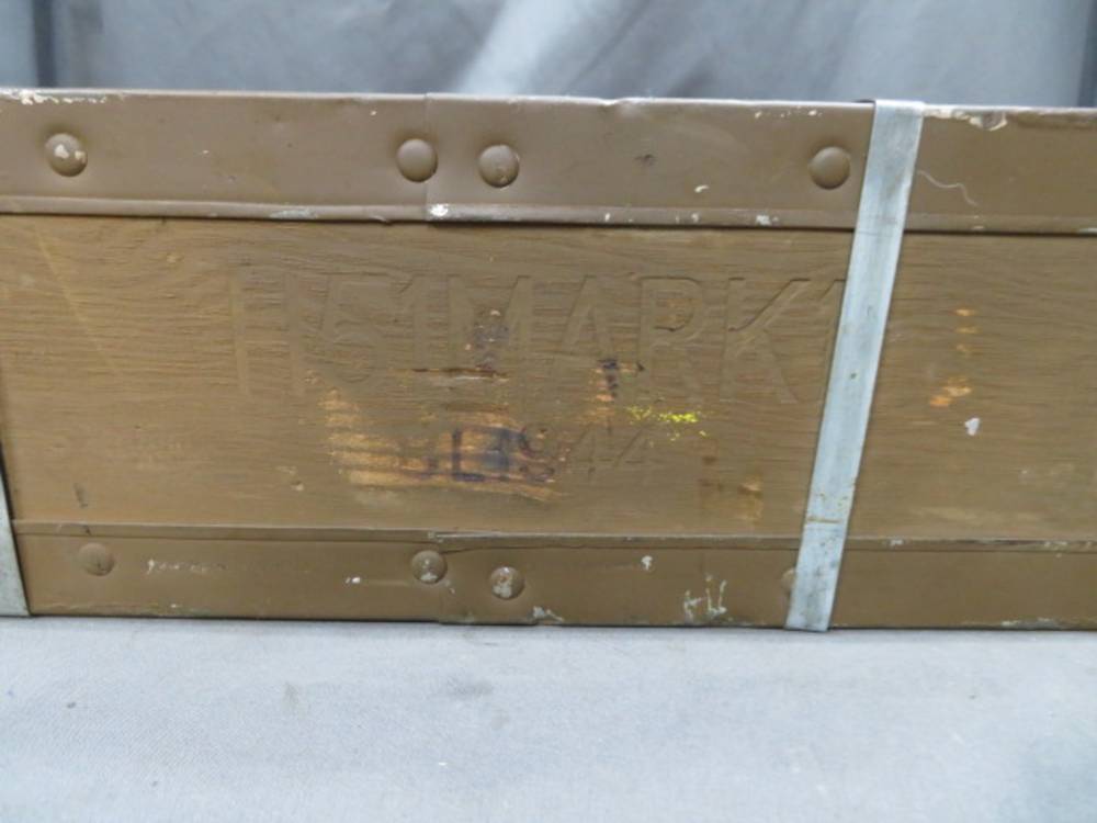 FULL CRATE WWII BRITISH .303 AMMO-1944-250 RDS ON VICKERS MG BELT-img-8